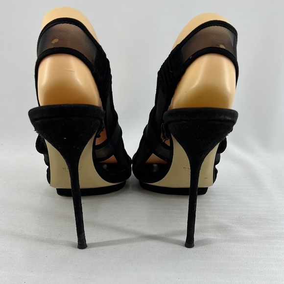 Gucci Bette High-Heel Mesh Platform Sandal - Picture 6 of 13